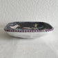 Upsala Ekeby MARI SIMMULSON Cow and Birds Glazed Stoneware Tray Mollaris.com 