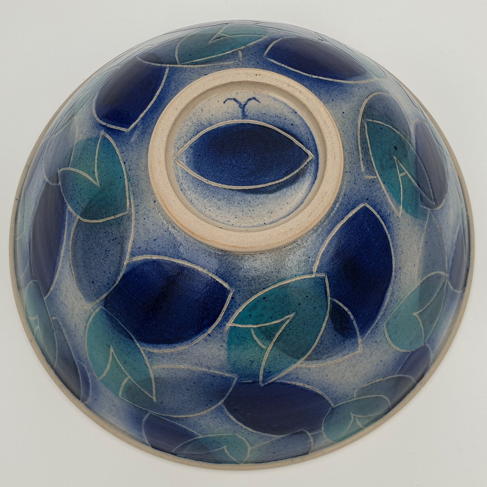 VIBE BERLAND Contemporary Studio Falling Leaves Stoneware Bowl Mollaris.com 
