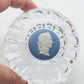 WEDGWOOD Julius Caesar Blue Jasper Cut Crystal Paperweight Mollaris.com 