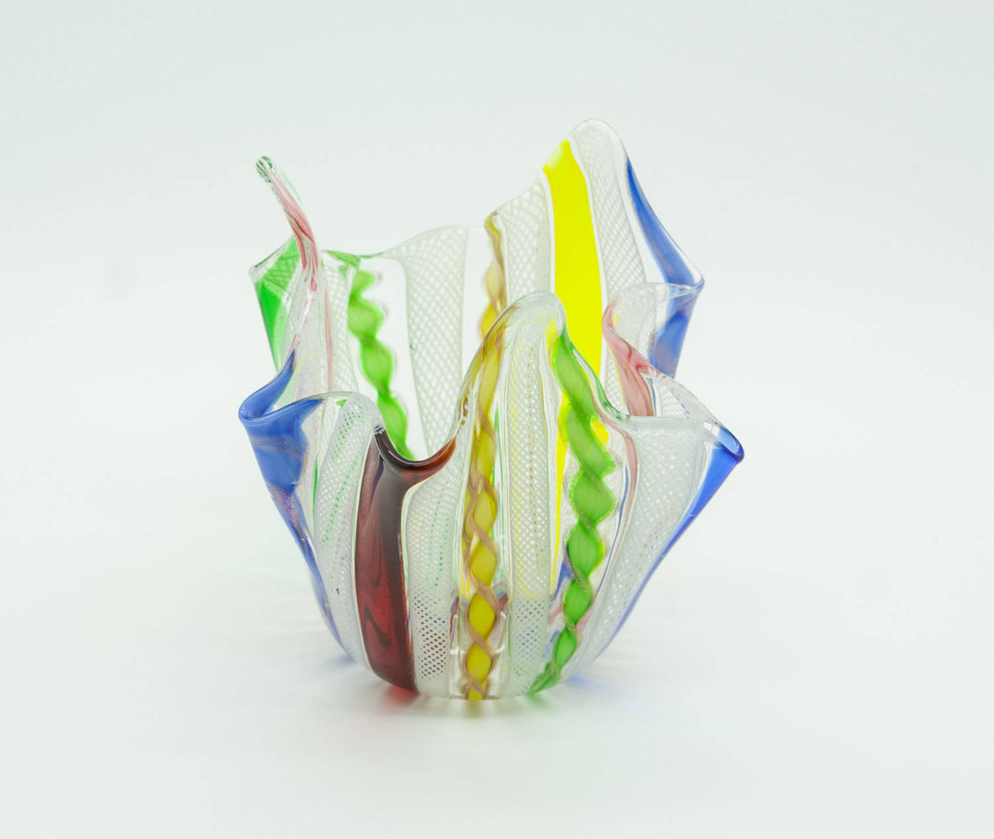 Zanfirico FAZZOLETTO Small Studio Art Glass Vase Mollaris.com 