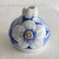 2 x Bing & Grøndahl EFFIE HEGERMANN-LINDENCRONE Art Nouveau Molded Floral Porcelain Vases Mollaris.com 