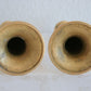 2 x Modernist HANS BØLLING Torben Ørskov FANFARE Solid Brass Candlesticks Mollaris.com 