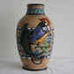 AMPHORA Campina Large Rooster & Flowers Ceramic Vase Mollaris.com 