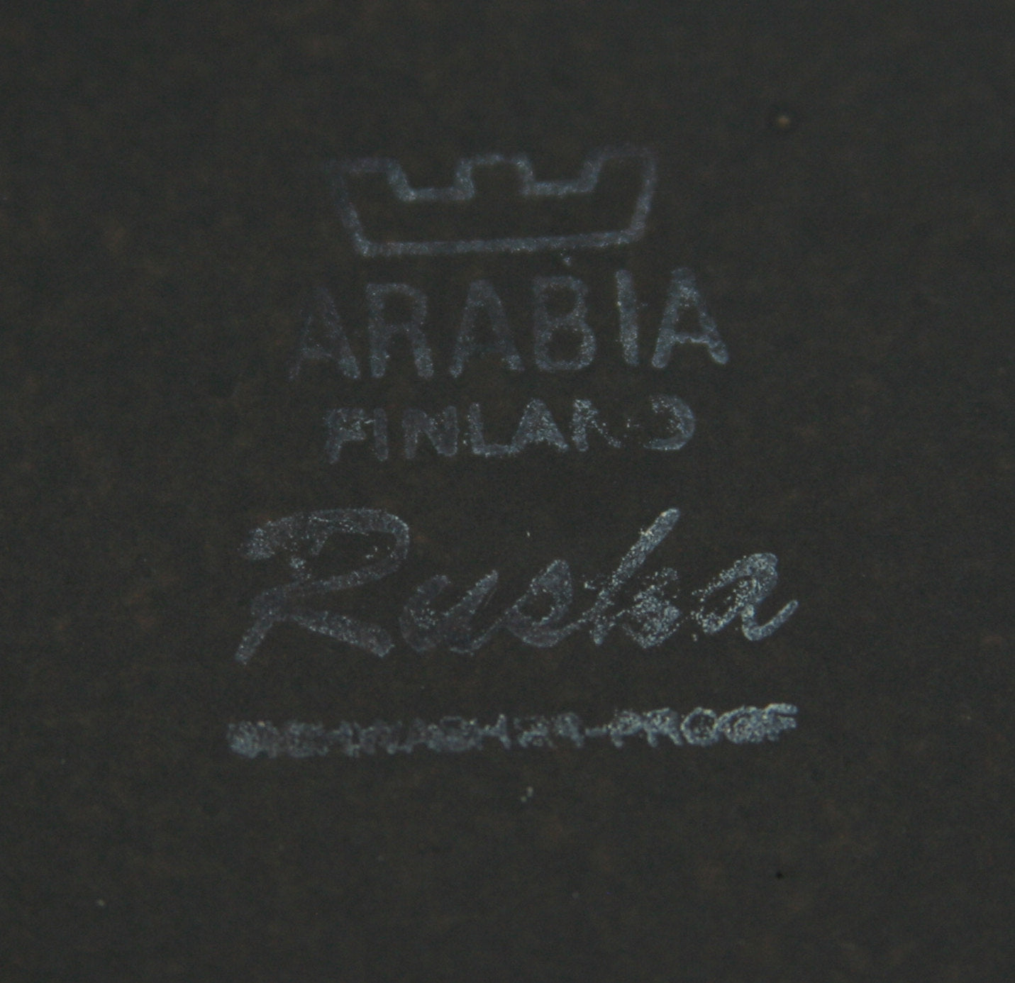 Arabia ULLA PROCOPÉ Tableware RUSKA Stoneware Dessert Plate 17cm Mollaris.com 