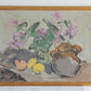 BØRGE BOKKENHEUSER Impressionist Still Life with Flowers and Fruit Painting Mollaris.com 