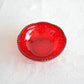 BROCKWITZ Curved Star Ruby Red Small Glass Rosebowl Mollaris.com 