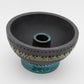 Bitossi ALDO LONDI Genovese Blue Green Ceramic Candlestick Mollaris.com 