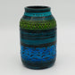 Bitossi ALDO LONDI Genovese Blue Green Ceramic Vase Mollaris.com 