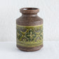 Bitossi ALDO LONDI Green Yellow Ceramic Flower Pattern Vase Mollaris.com 