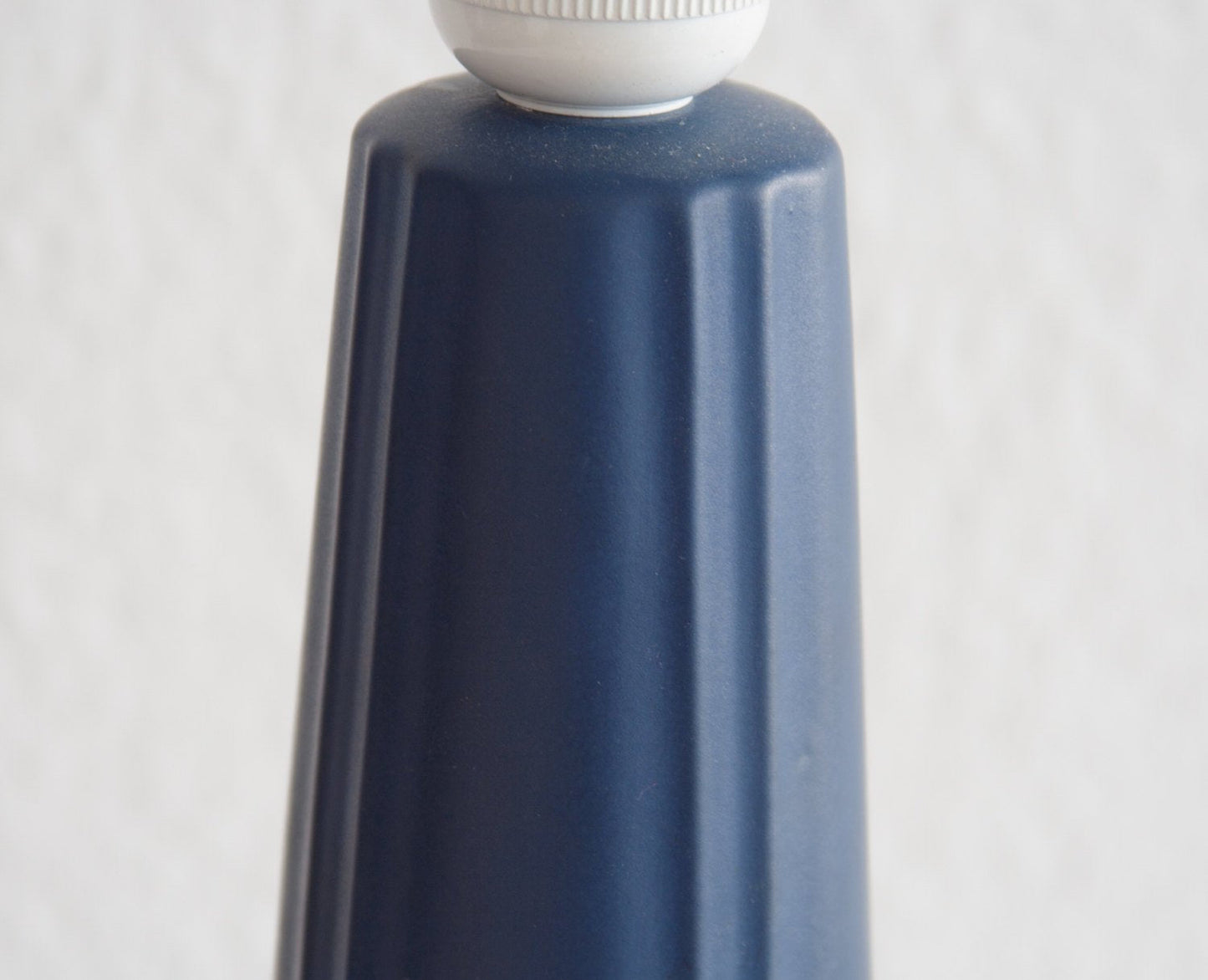 CHRISTEL CHRISTER Søholm PROPELLER Blue Glazed Stoneware Table Lamp Mollaris.com 