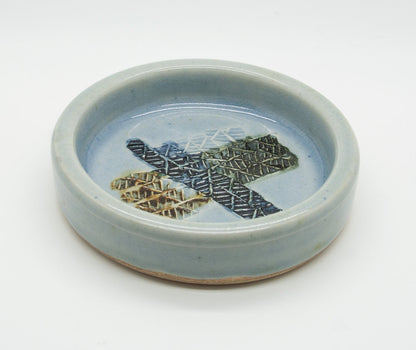 CONNY WALTHER Studio Small Decorated Stoneware Tray Mollaris.com 