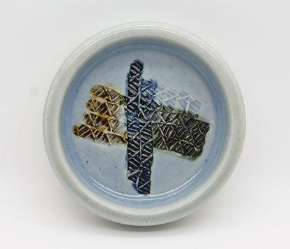 CONNY WALTHER Studio Small Decorated Stoneware Tray Mollaris.com 