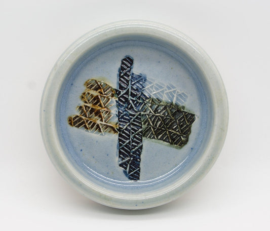 CONNY WALTHER Studio Small Decorated Stoneware Tray Mollaris.com 