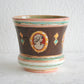 DERUTA Ars Artigiana Decorated Ceramics Flower Cache Pot Mollaris.com 