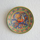 DERUTA Gialletti Small Byzantine Mosaic Peacock Ceramics Plate Mollaris.com 