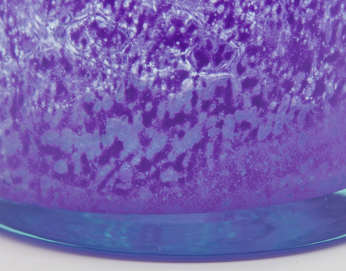 Ekenäs JOHN ORWAR LAKE Purple Speckled Glass Vase Mollaris.com 
