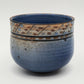 GERDA ØSTERGAARD Blue Dot Patterned Glazed Stoneware Bowl Mollaris.com 