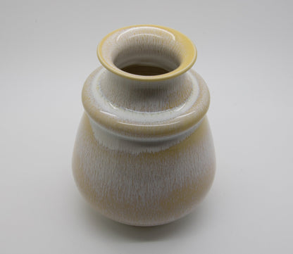 GUNNAR ANDERSSON Höganäs Creme and Yellow Glazed Stoneware Vase Mollaris.com 