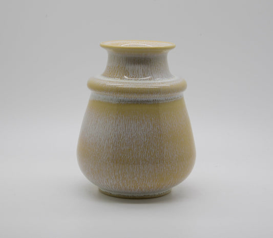 GUNNAR ANDERSSON Höganäs Creme and Yellow Glazed Stoneware Vase Mollaris.com 
