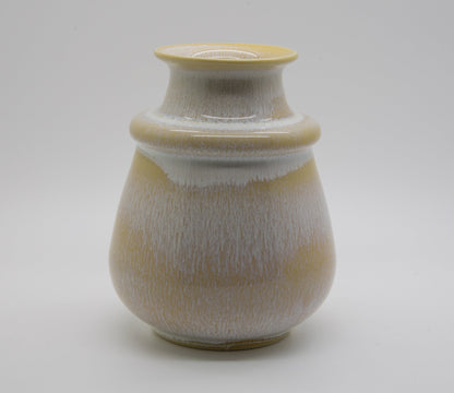 GUNNAR ANDERSSON Höganäs Creme and Yellow Glazed Stoneware Vase Mollaris.com 