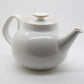 HENNING KOPPEL Bing & Grøndahl Large White Speckled Glazed Stoneware Tea Pot Mollaris.com 