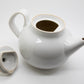 HENNING KOPPEL Bing & Grøndahl Large White Speckled Glazed Stoneware Tea Pot Mollaris.com 
