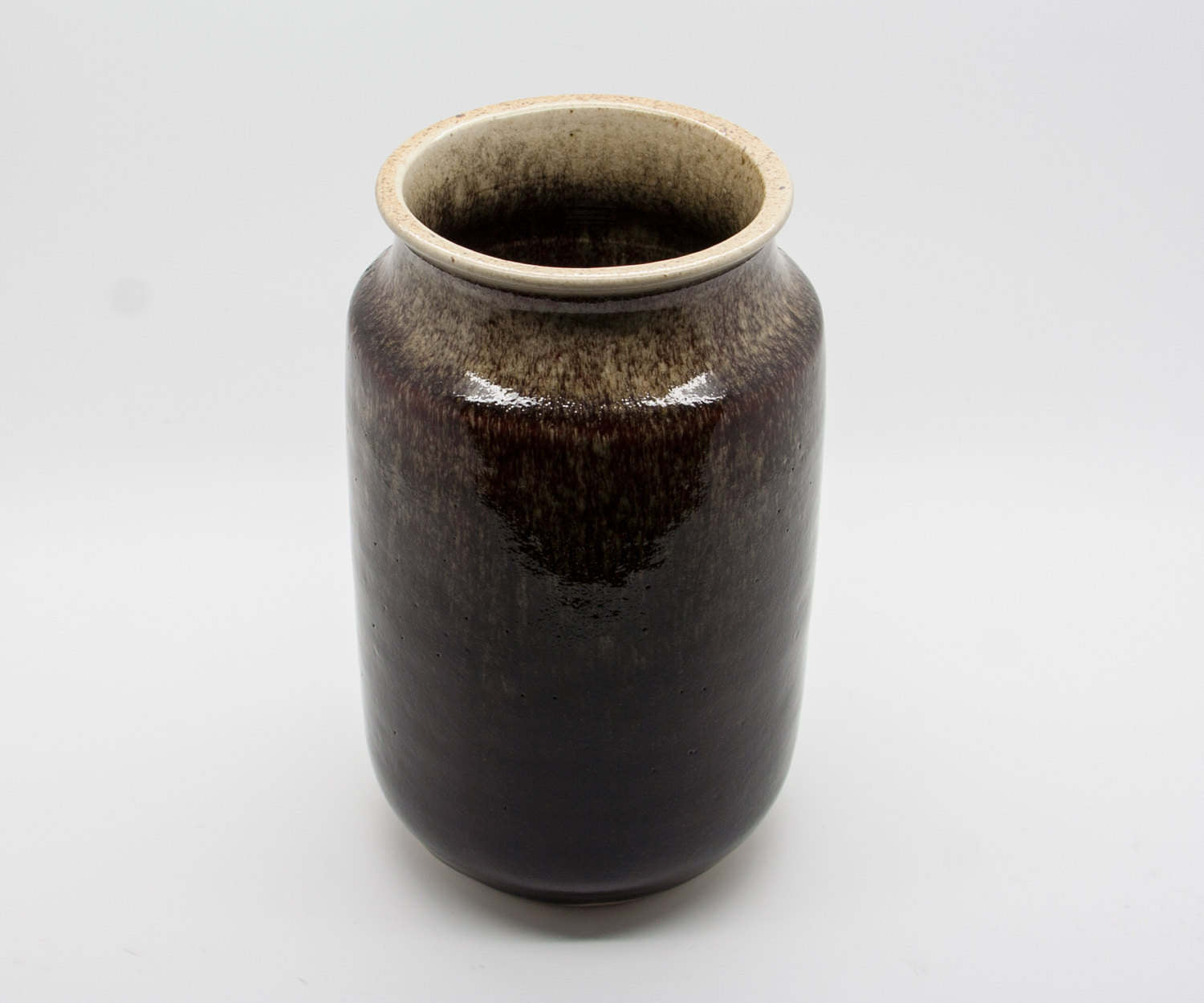 HENNING NILSSON Höganäs Harefur Glazed Stoneware Vase Mollaris.com 