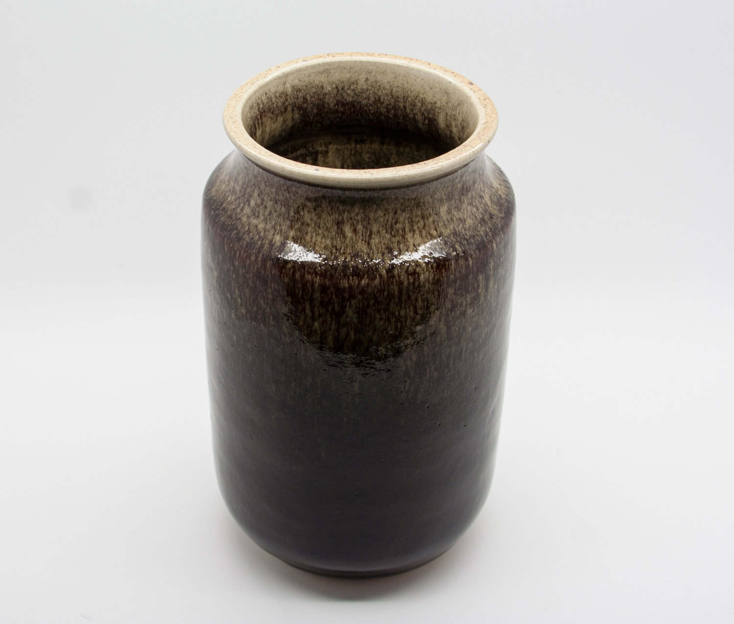 HENNING NILSSON Höganäs Harefur Glazed Stoneware Vase Mollaris.com 