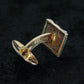 HERMANN SIERSBØL Modernist Gold-plated Solid Sterling Silver (925S) Cufflinks Mollaris.com 