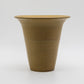 HOLBÆK LERVAREFABRIK Mustard Yellow Stoneware Vase Mollaris.com 