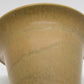HOLBÆK LERVAREFABRIK Mustard Yellow Stoneware Vase Mollaris.com 