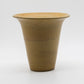 HOLBÆK LERVAREFABRIK Mustard Yellow Stoneware Vase Mollaris.com 