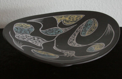 HOLM SØRENSEN / SVEND AAGE JENSEN Søholm BURGUNDIA Ceramic Centrepiece Stemmed Tray Mollaris.com 