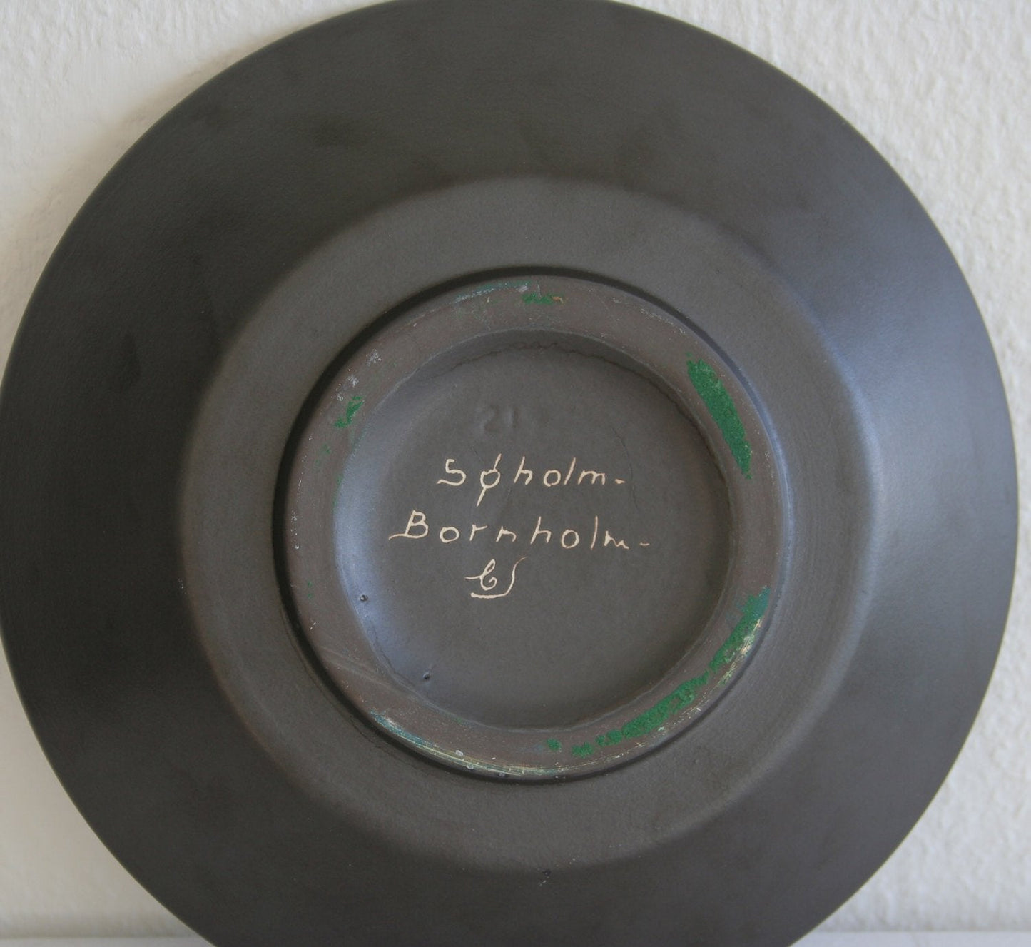HOLM SØRENSEN / SVEND AAGE JENSEN Søholm BURGUNDIA Large Ceramic Fruit Bowl / Dish Mollaris.com 