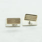 HUGO GRÜN Modernist Gold-Plated Solid Silver (830S) Cufflinks Mollaris.com 