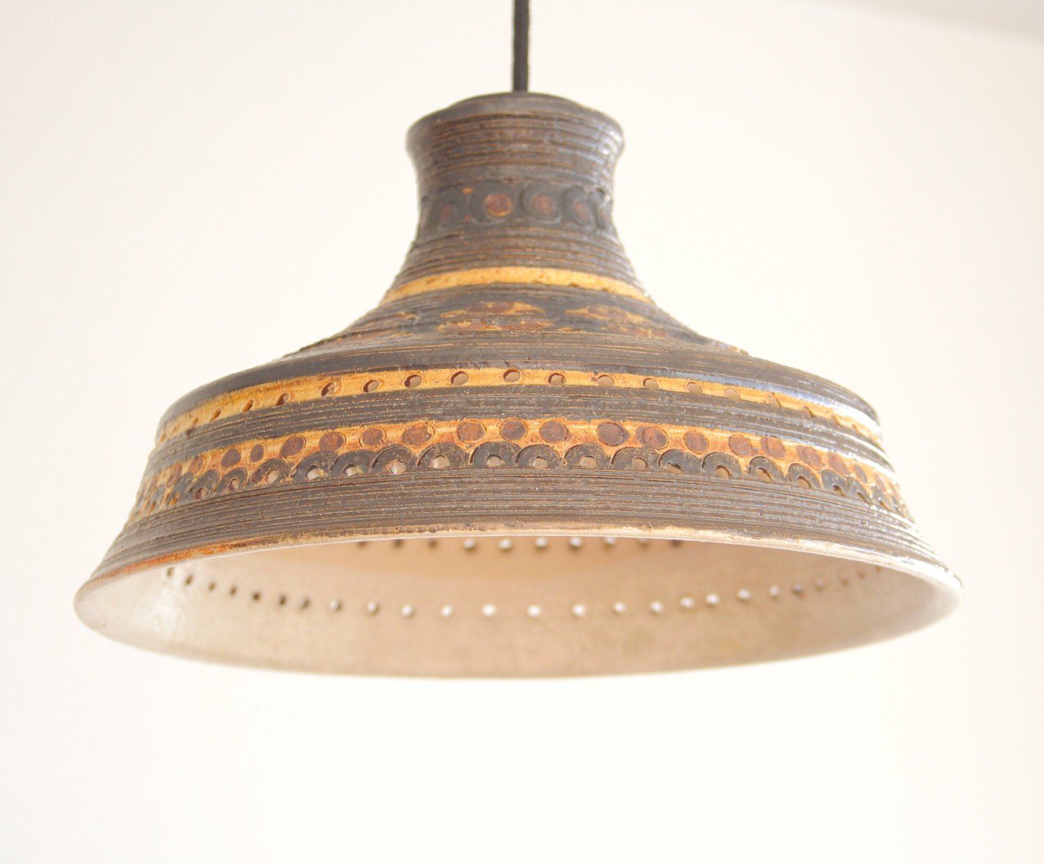 JETTE HELLERØE Heart Decorated Ceramic Pendant Light Mollaris.com 