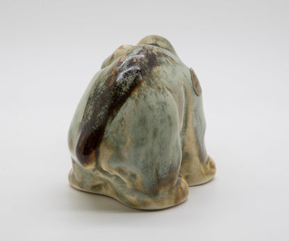 JOSEPH SIMON Søholm  Decorated Badger Bear Stoneware Sculpture Mollaris.com 