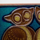 JOSEPH SIMON Søholm Two Owls Stoneware Wall Plaque Mollaris.com 