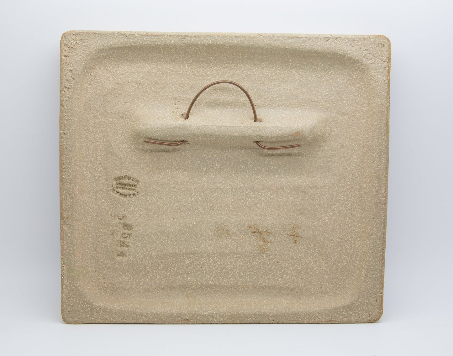 JOSEPH SIMON Søholm Two Owls Stoneware Wall Plaque Mollaris.com 