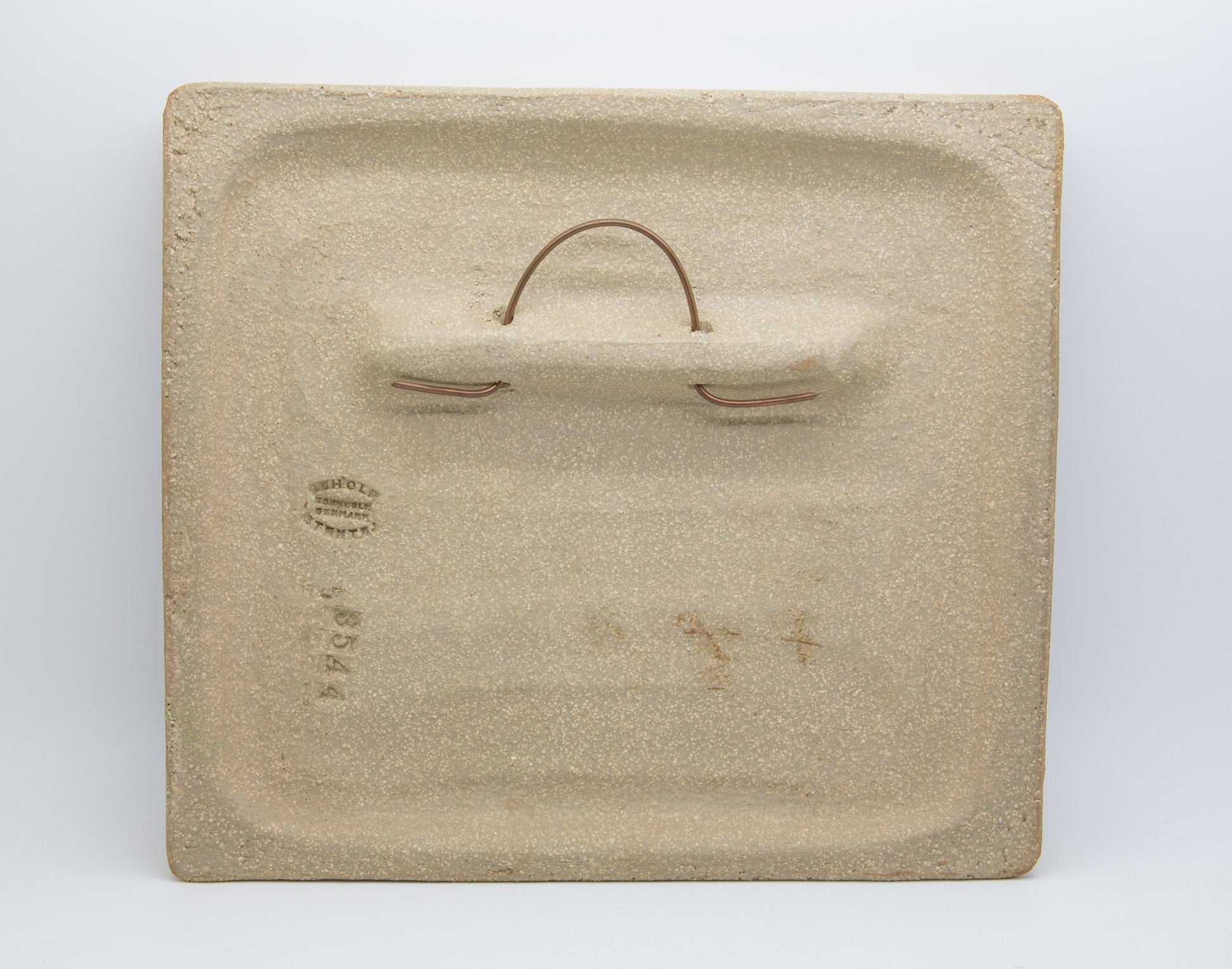 JOSEPH SIMON Søholm Two Owls Stoneware Wall Plaque Mollaris.com 
