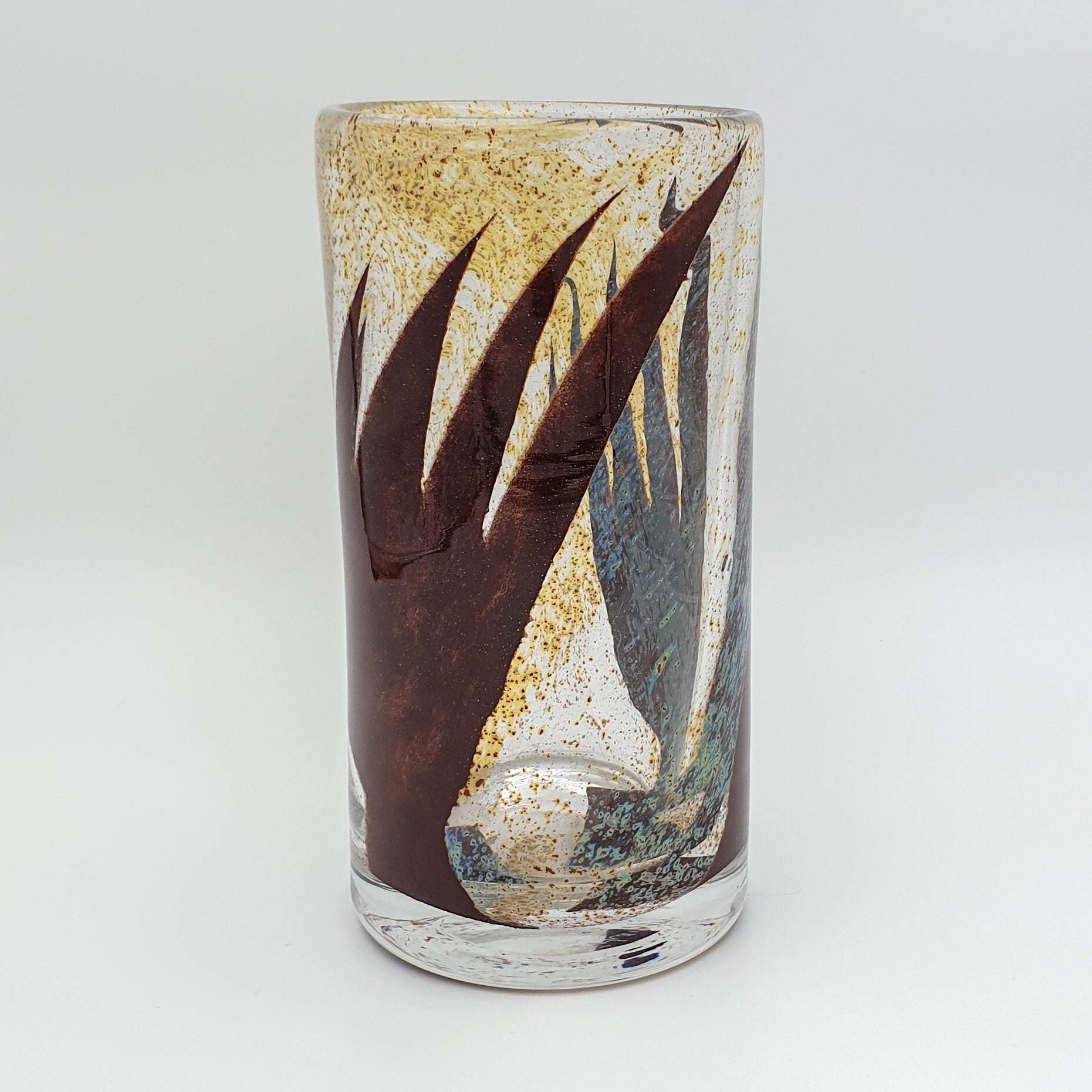 Johansfors INGEGERD RÅMAN Birds Wings Sleeve Glass Vase Mollaris.com 