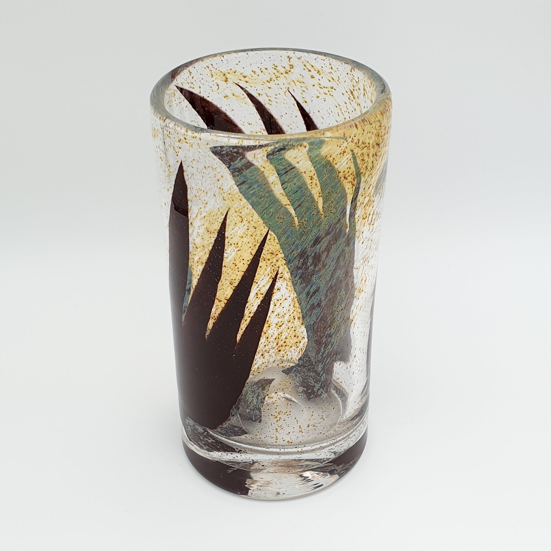 Johansfors INGEGERD RÅMAN Birds Wings Sleeve Glass Vase Mollaris.com 
