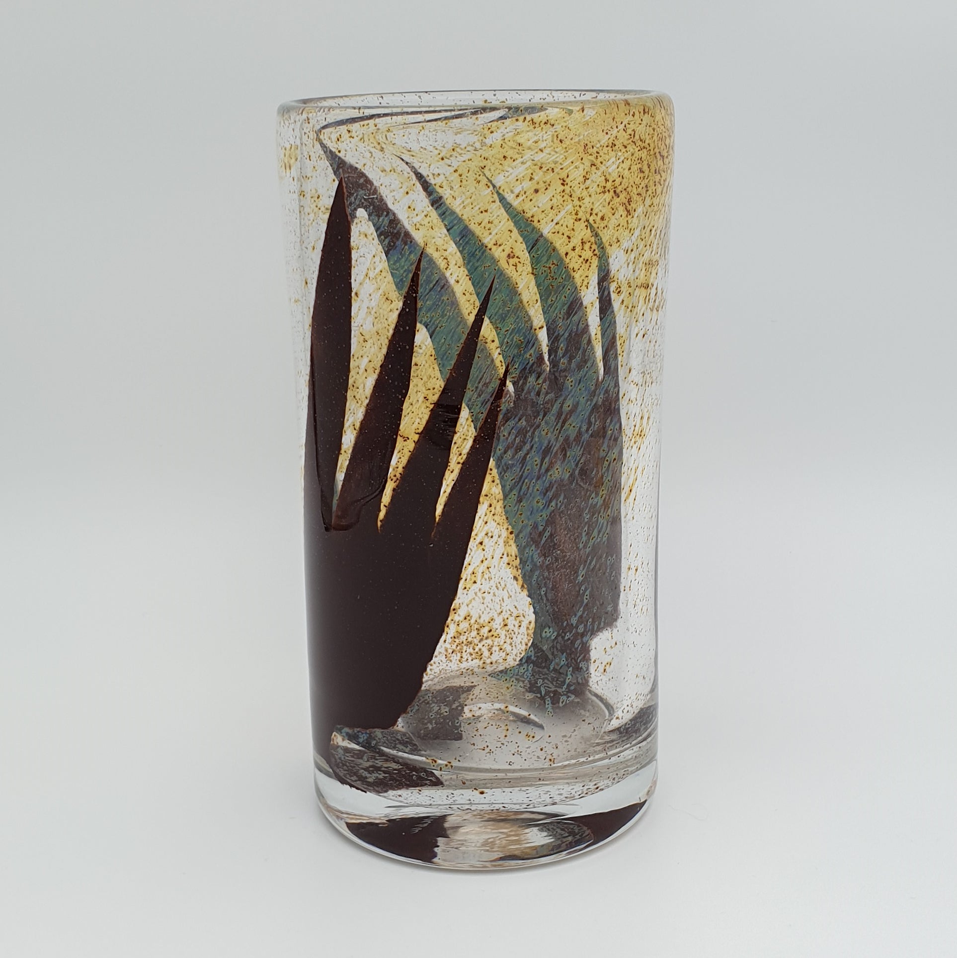 Johansfors INGEGERD RÅMAN Birds Wings Sleeve Glass Vase Mollaris.com 