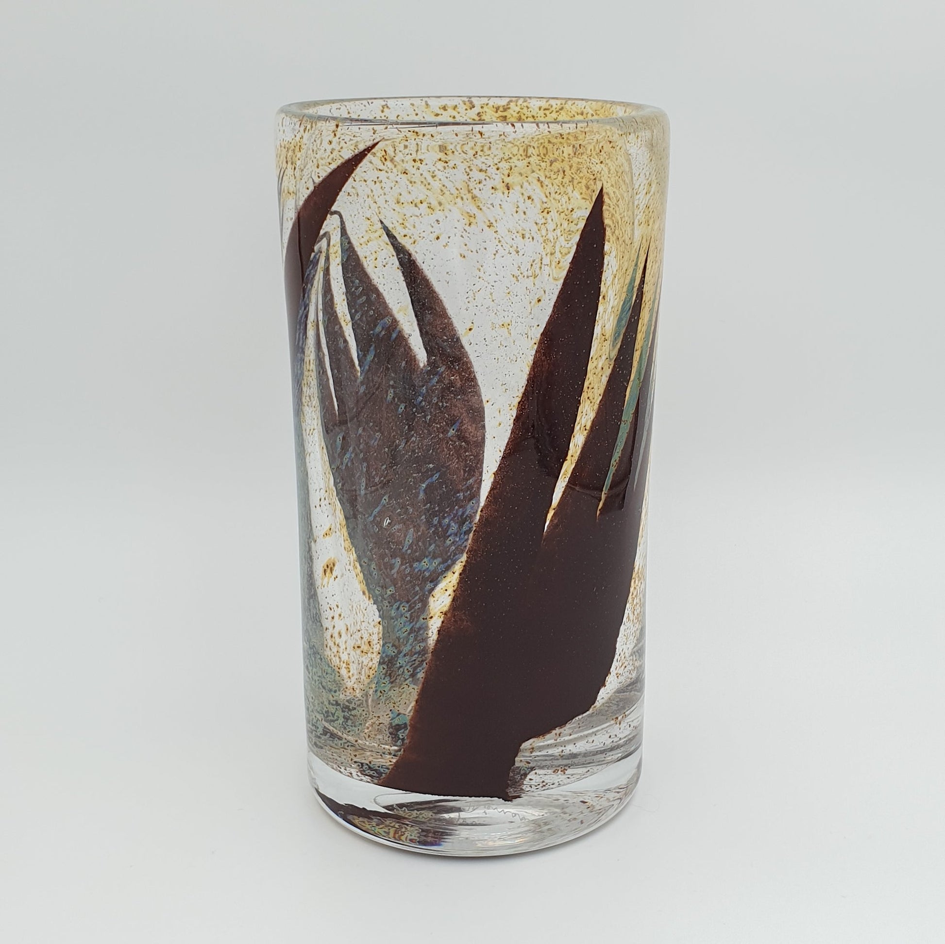 Johansfors INGEGERD RÅMAN Birds Wings Sleeve Glass Vase Mollaris.com 