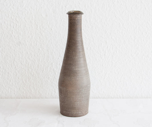 KÄHLER Large Rough Yellow Glazed Ceramic Vase Mollaris.com 