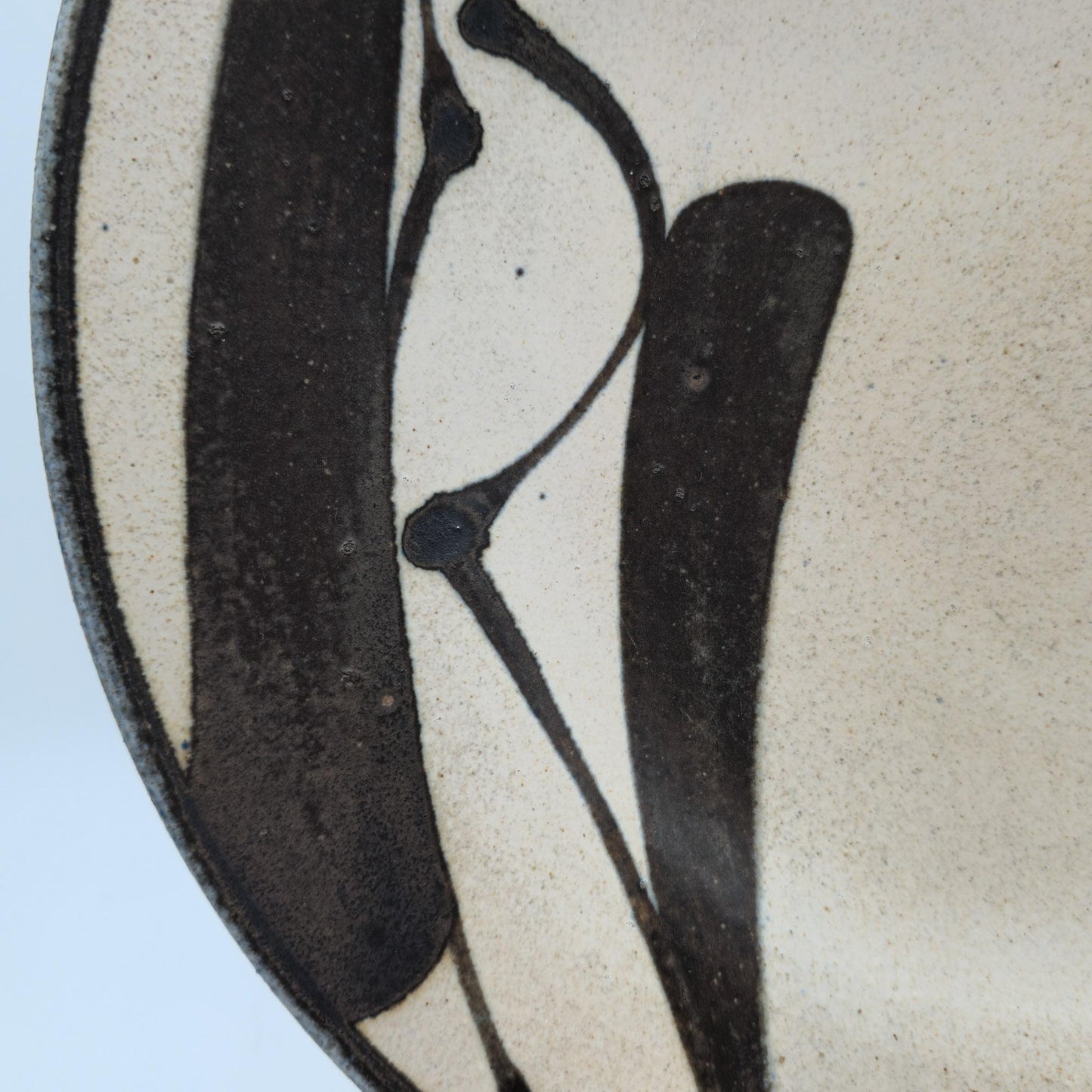 KÄHLER Marie Bønløkke Large Abstract Decorated Stoneware Dish Mollaris.com 