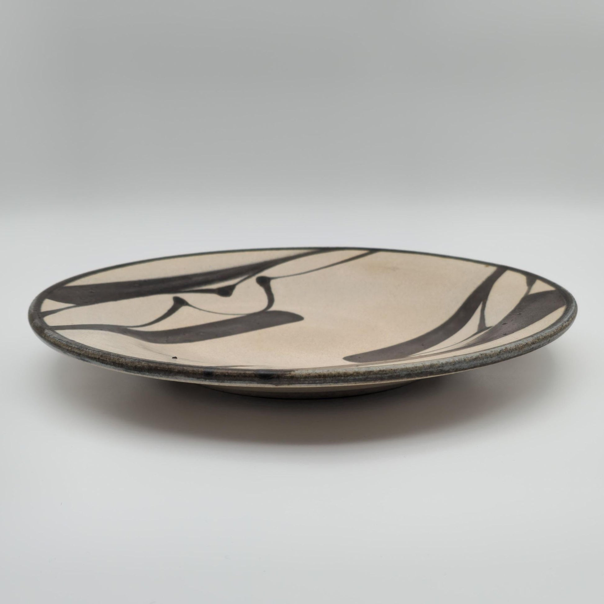 KÄHLER Marie Bønløkke Large Abstract Decorated Stoneware Dish Mollaris.com 