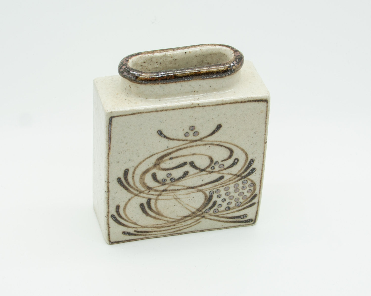 KÄHLER Nils Kahler Small Decorated Ceramic Vase Mollaris.com 