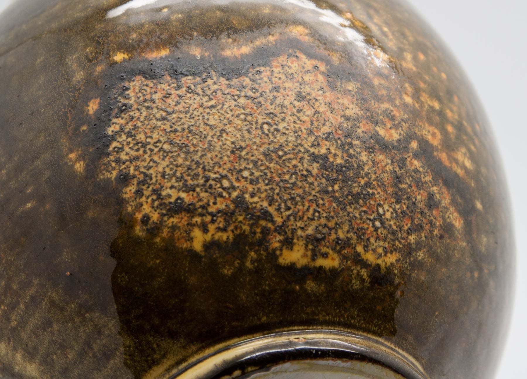 KÄHLER Svend Hammershøi Yellow Black Glazed Ceramic Jug Mollaris.com 