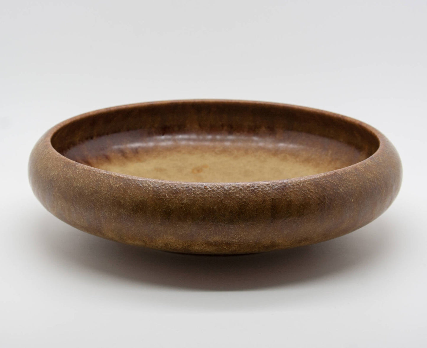 KNABSTRUP Brown Glazed Scales Stoneware Bowl Mollaris.com 